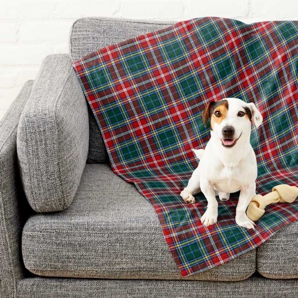 Clan MacWhirter Tartan Pet Blanket