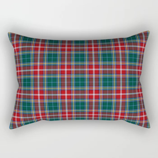 MacWhirter tartan rectangular throw pillow