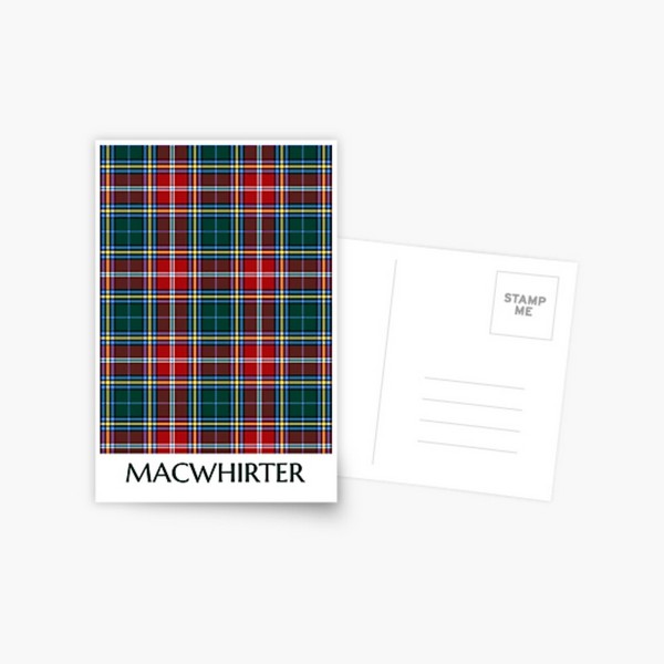 MacWhirter tartan postcard