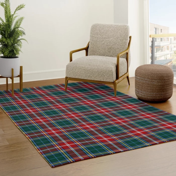 MacWhirter tartan area rug