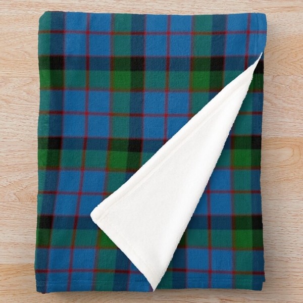 MacWilliam tartan fleece throw blanket