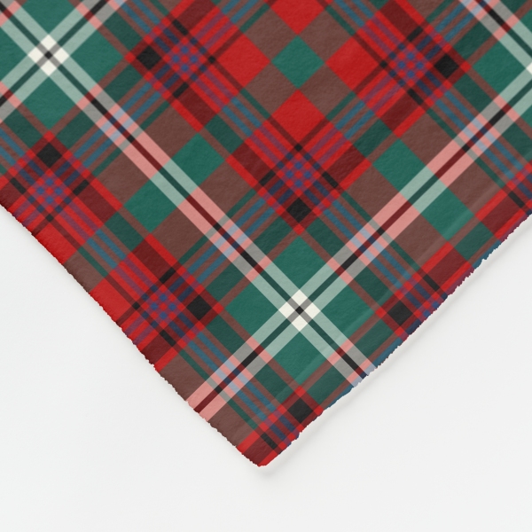 Maguire tartan fleece blanket