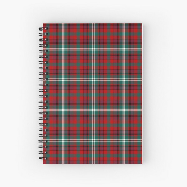 Maguire tartan spiral notebook