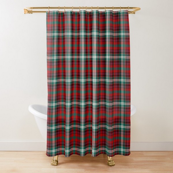 Maguire tartan shower curtain