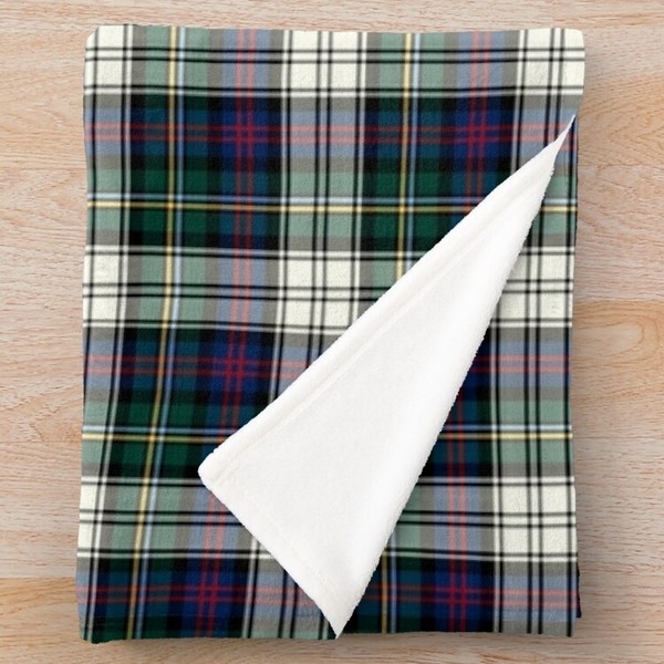 Malcolm Dress tartan fleece throw blanket