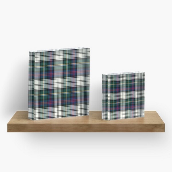 Malcolm Dress tartan acrylic block