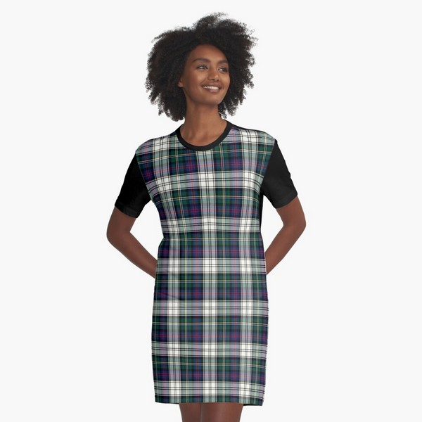 Malcolm Dress tartan tee shirt dress