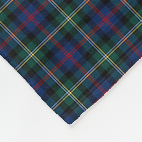 Malcolm tartan fleece blanket