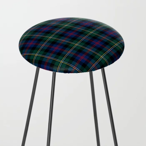Clan Malcolm Tartan Counter Stool