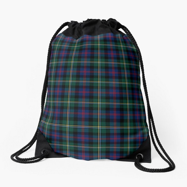 Malcolm tartan drawstring bag