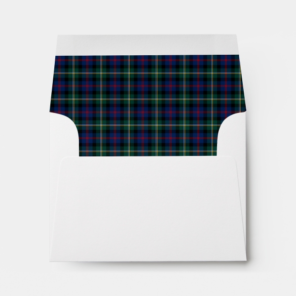 Envelope with Malcolm tartan liner