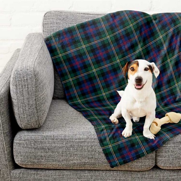 Clan Malcolm Tartan Pet Blanket
