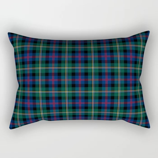Clan Malcolm Tartan Throw Pillow
