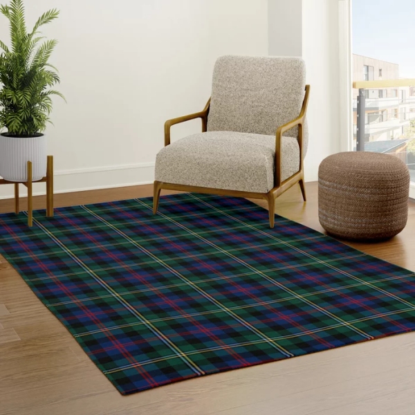 Malcolm tartan area rug