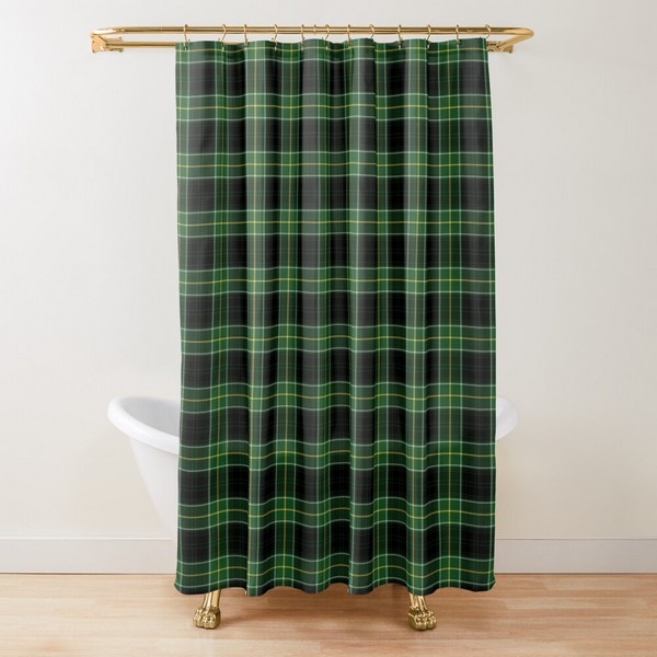 Malone tartan shower curtain