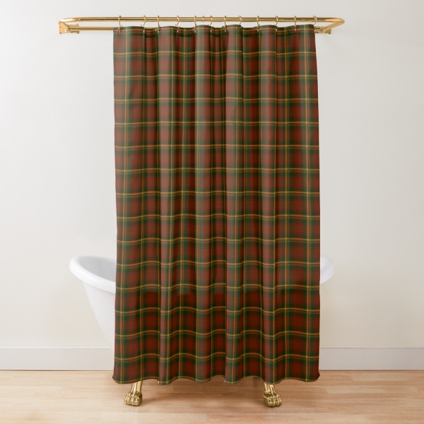 Canadian National Tartan Shower Curtain