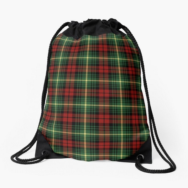 Martin tartan drawstring bag