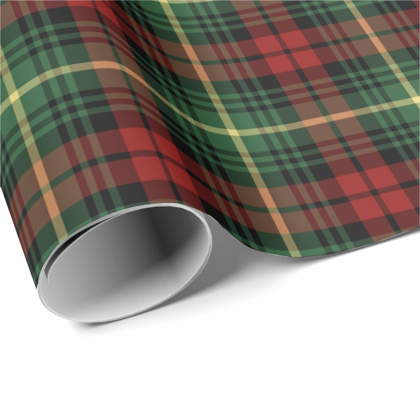 Martin tartan wrapping paper