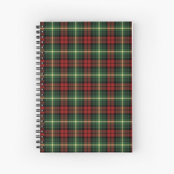 Martin tartan spiral notebook