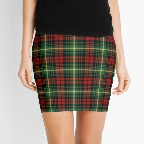 Martin tartan mini skirt