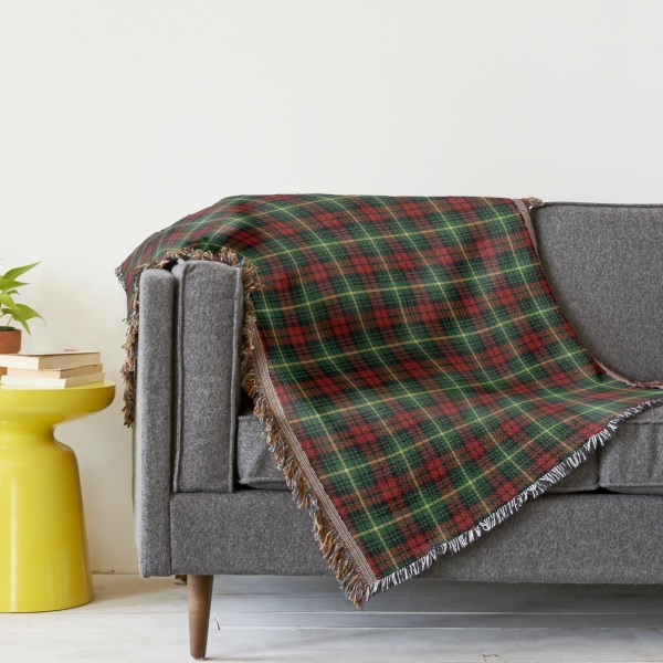 Martin tartan throw blanket