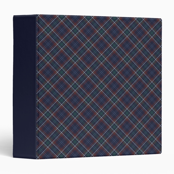 Massachusetts Tartan Binder