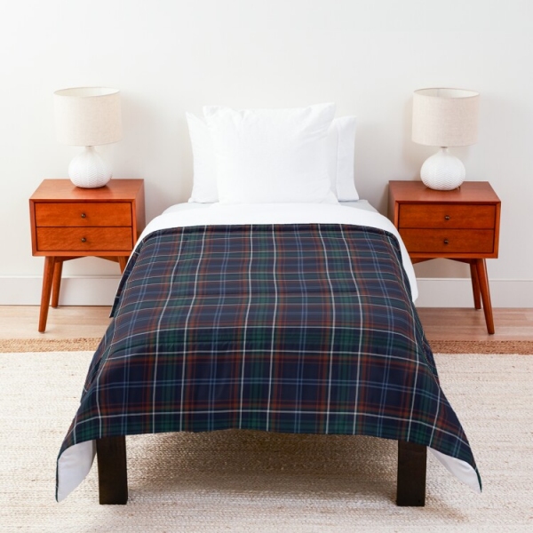 Massachusetts Tartan Comforter