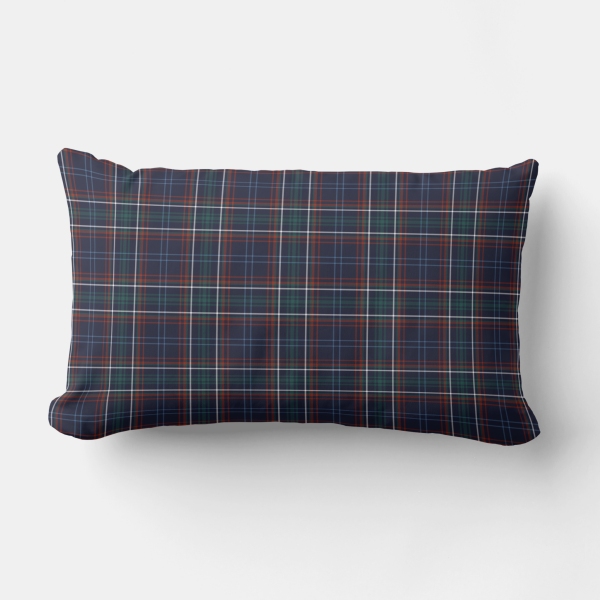 Massachusetts Tartan Pillow