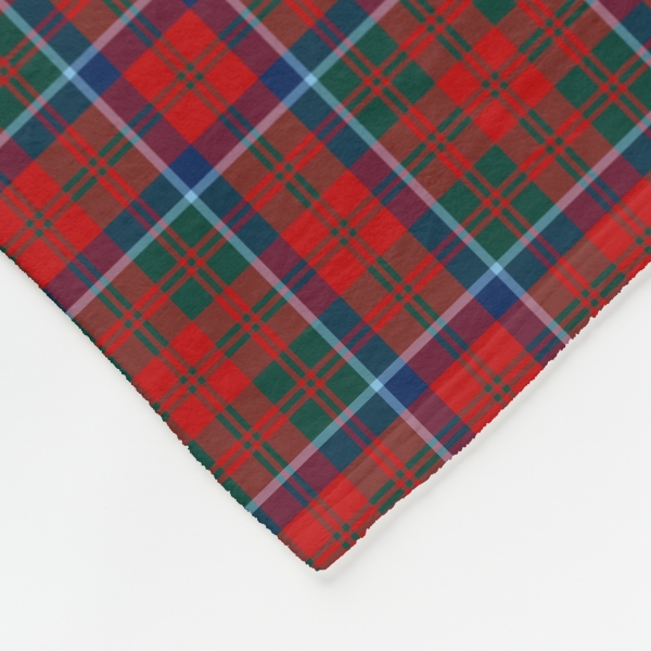 Matheson tartan fleece blanket