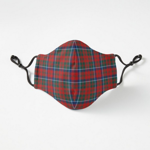 Matheson tartan fitted face mask