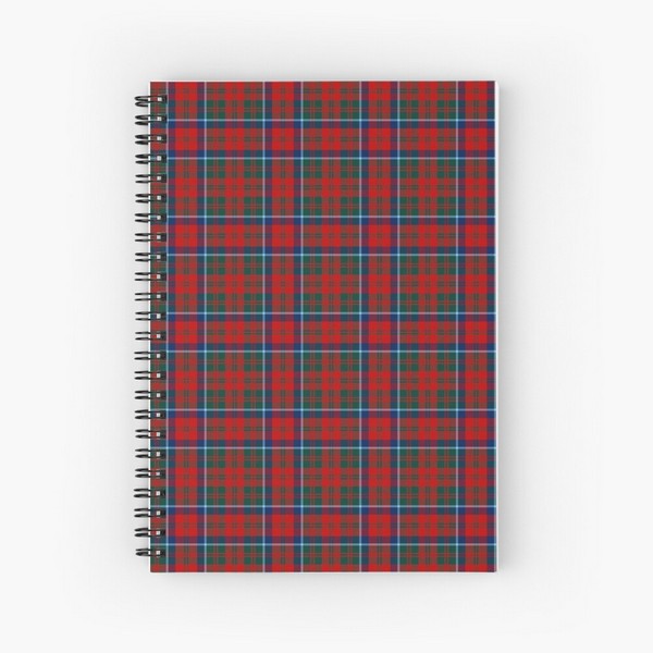 Matheson tartan spiral notebook