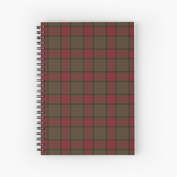 Maxwell Hunting tartan spiral notebook