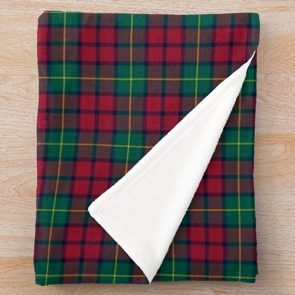 McCarthy tartan fleece throw blanket