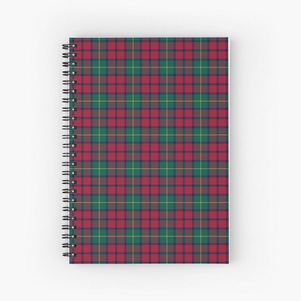 McCarthy tartan spiral notebook