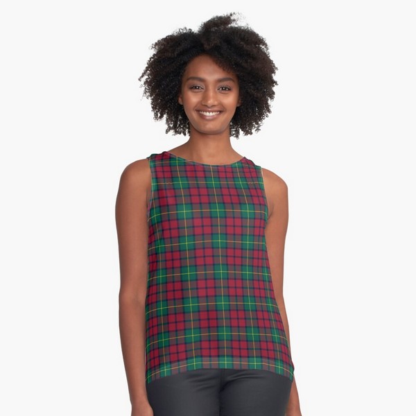 McCarthy tartan sleeveless top