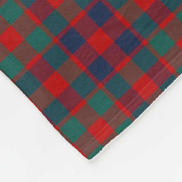 McGowan tartan fleece blanket