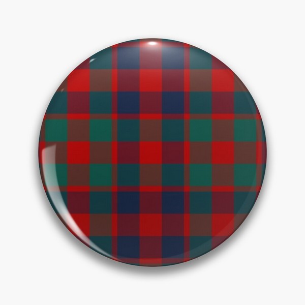 McGowan tartan pinback button