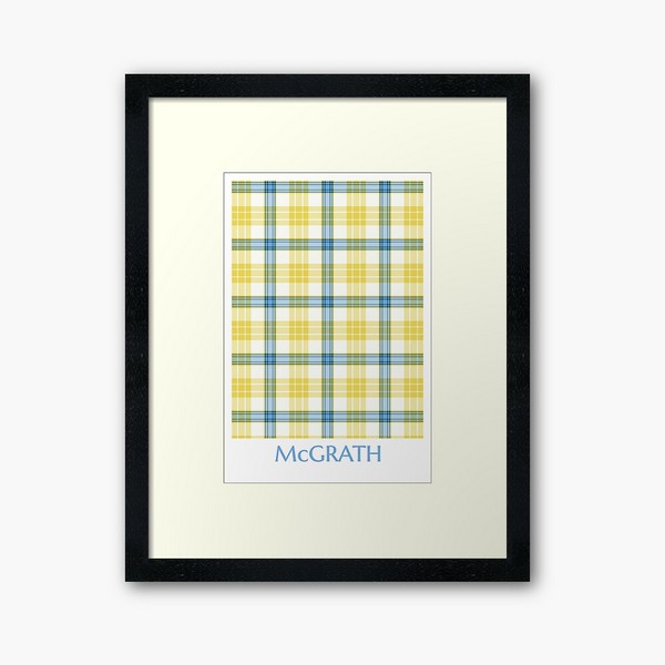 Clan McGrath Tartan Framed Print