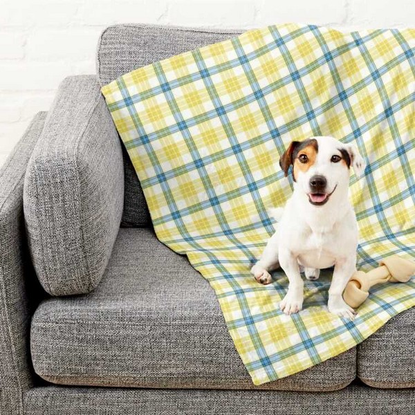 McGrath tartan pet blanket