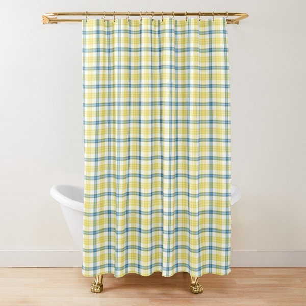 McGrath tartan shower curtain