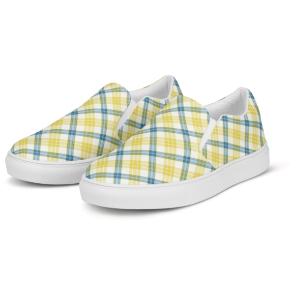 McGrath tartan men's slip-on shoes