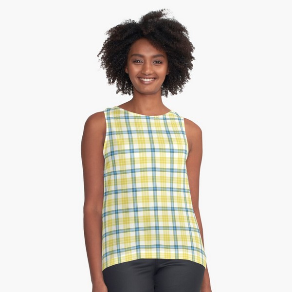 McGrath tartan sleeveless top