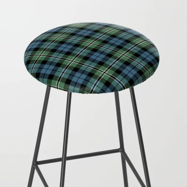 Clan Melville tartan bar stool