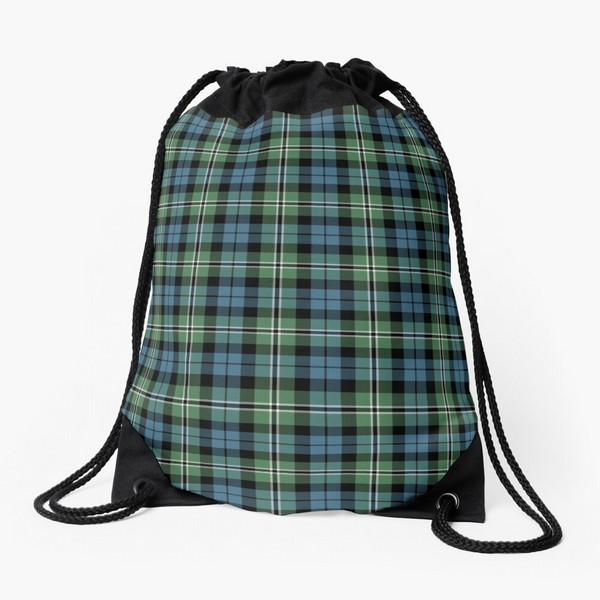 Clan Melville tartan drawstring bag