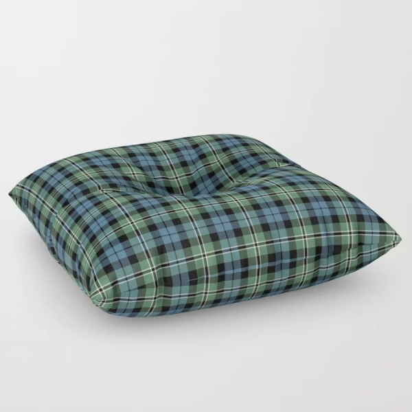 Clan Melville tartan floor pillow