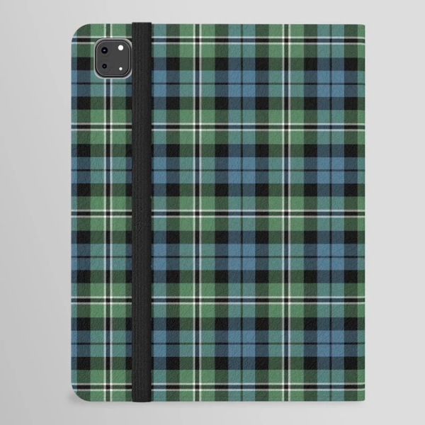 Clan Melville tartan iPad folio case