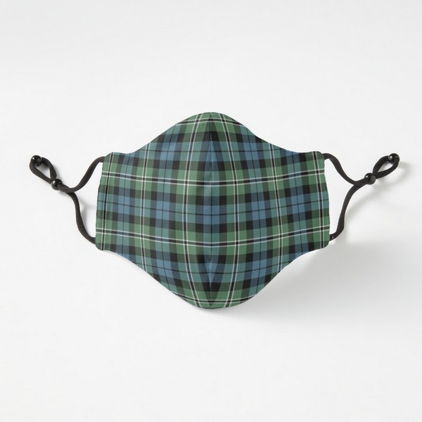 Clan Melville tartan fitted face mask