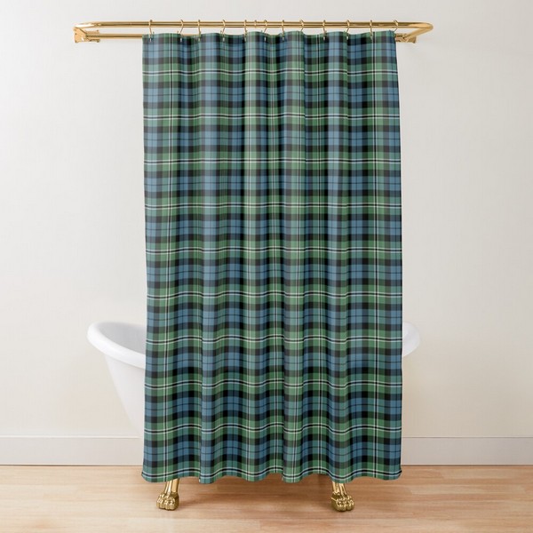 Clan Melville tartan shower curtain