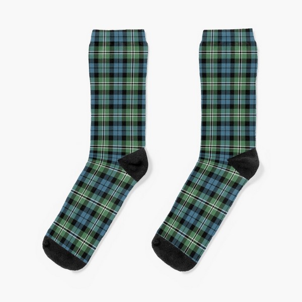 Clan Melville tartan socks