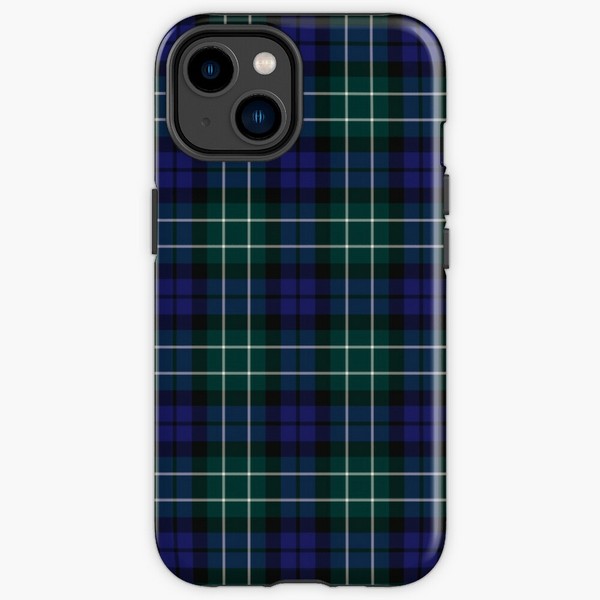 Menteith tartan iPhone case